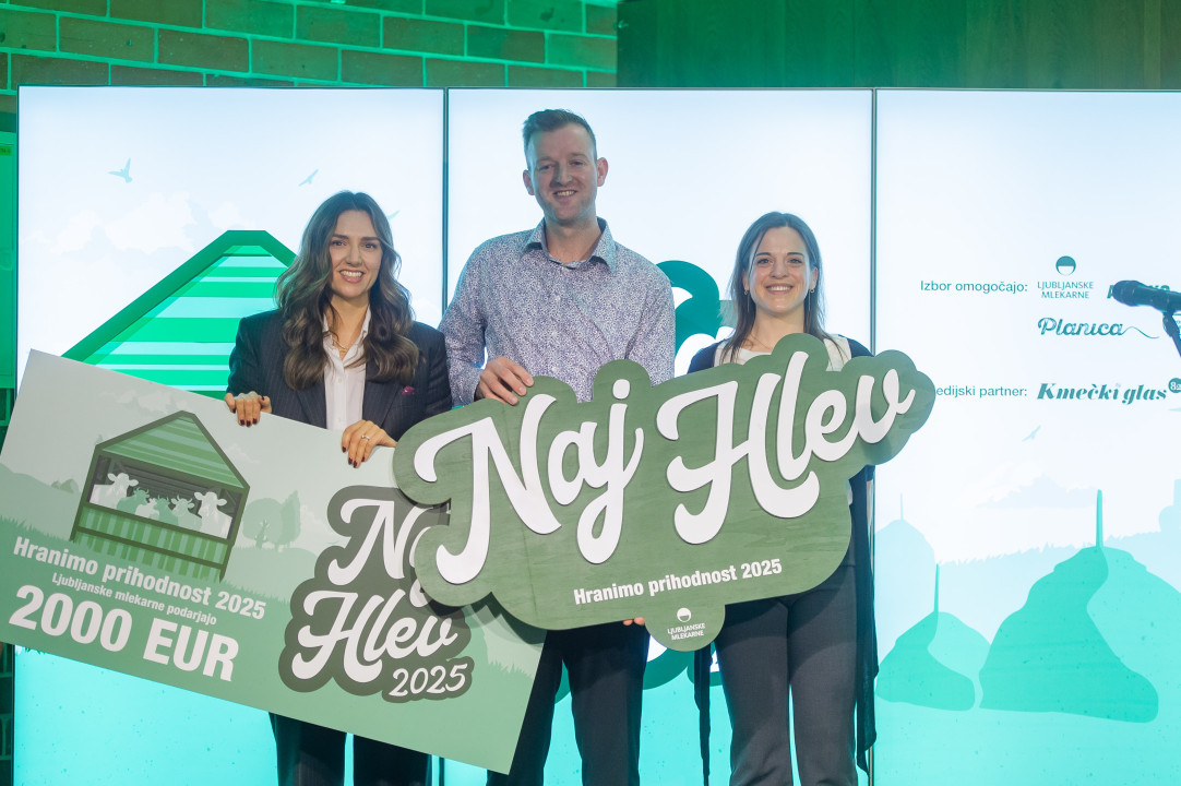 slovenija 18.11.2025, Zaključna prireditev in podelitev nagrad za Naj Hlev 2025 ter podelitev nagrad za najkakovostnejše mleko in največjega pridelovalca mleka, Anže Petkovšek